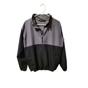 Under Armour Armor Quarter Zip Jacket Pullover Windbreaker Youth Boys‎ Size XL